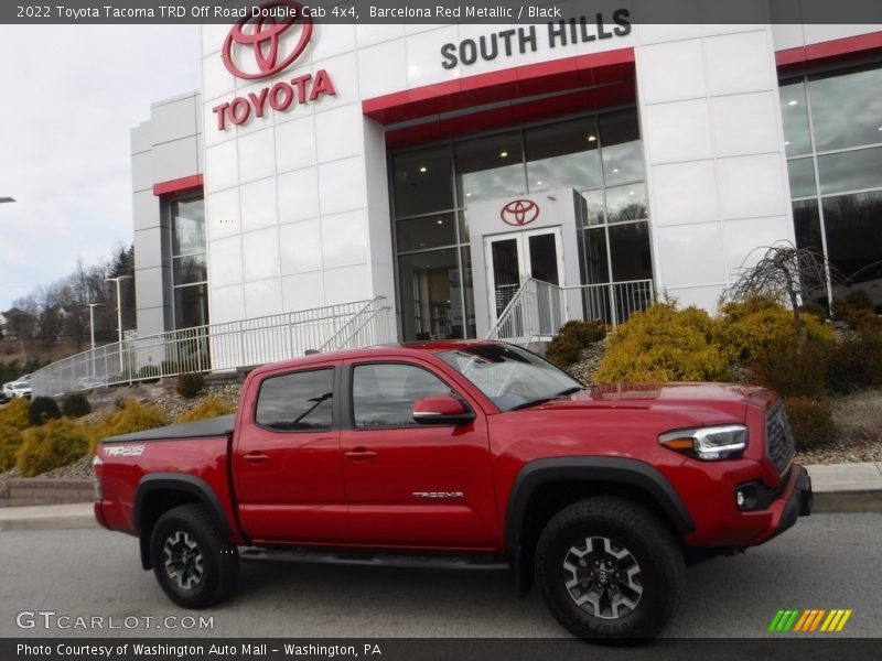 Barcelona Red Metallic / Black 2022 Toyota Tacoma TRD Off Road Double Cab 4x4