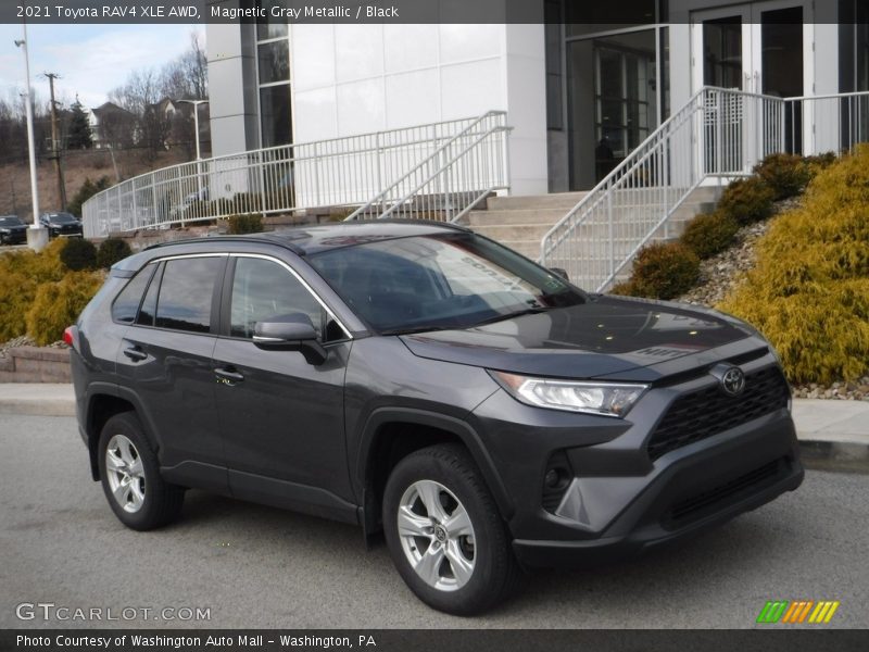 Magnetic Gray Metallic / Black 2021 Toyota RAV4 XLE AWD