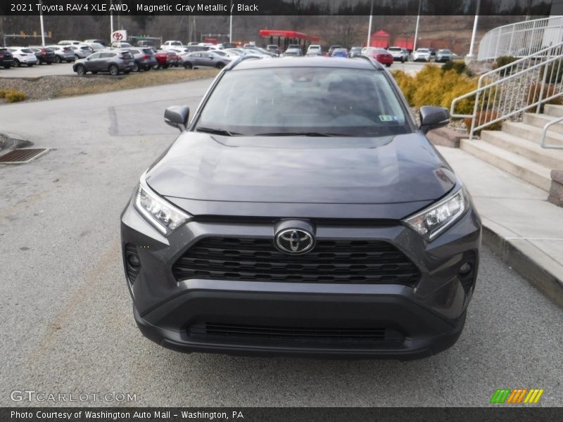 Magnetic Gray Metallic / Black 2021 Toyota RAV4 XLE AWD