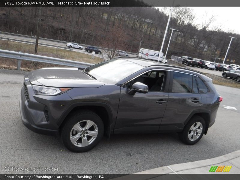 Magnetic Gray Metallic / Black 2021 Toyota RAV4 XLE AWD