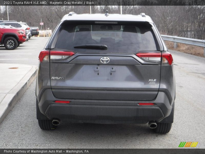 Magnetic Gray Metallic / Black 2021 Toyota RAV4 XLE AWD