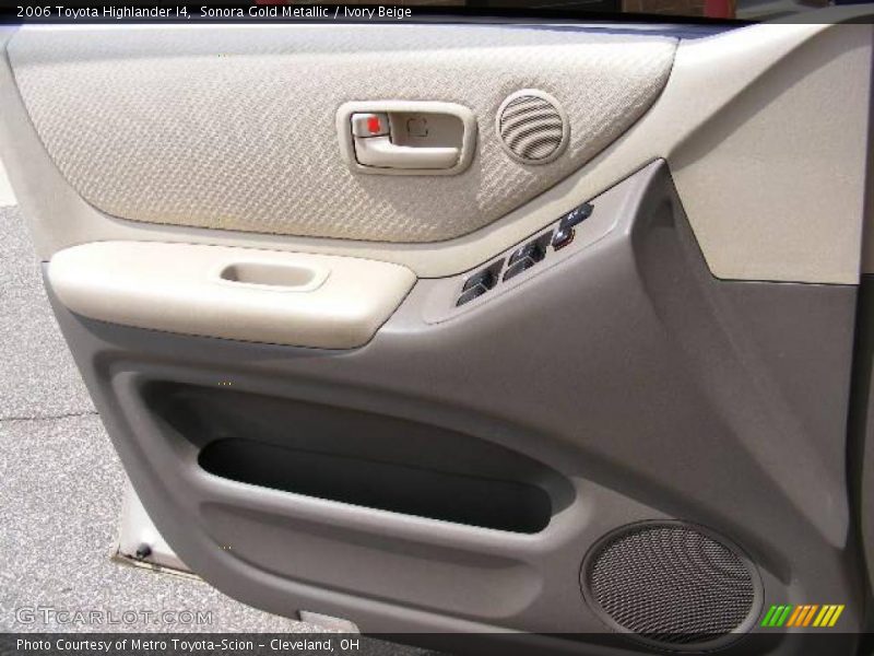 Sonora Gold Metallic / Ivory Beige 2006 Toyota Highlander I4