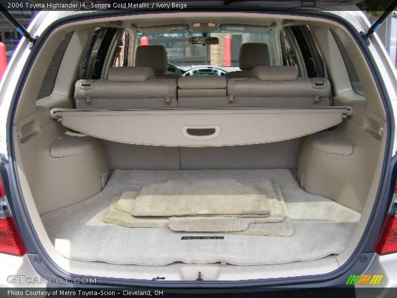 Sonora Gold Metallic / Ivory Beige 2006 Toyota Highlander I4