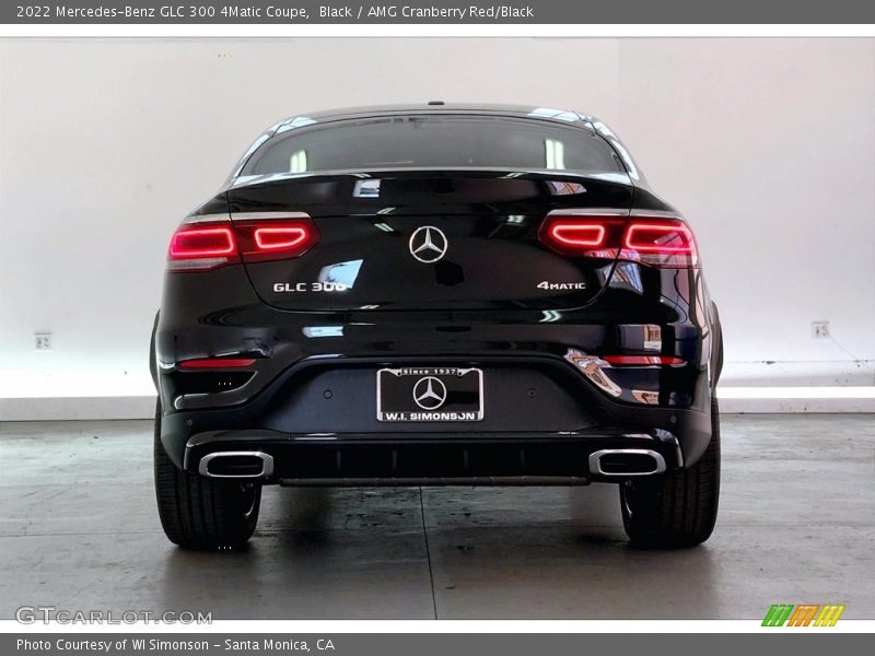 Black / AMG Cranberry Red/Black 2022 Mercedes-Benz GLC 300 4Matic Coupe
