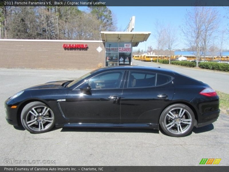 Black / Cognac Natural Leather 2011 Porsche Panamera V6