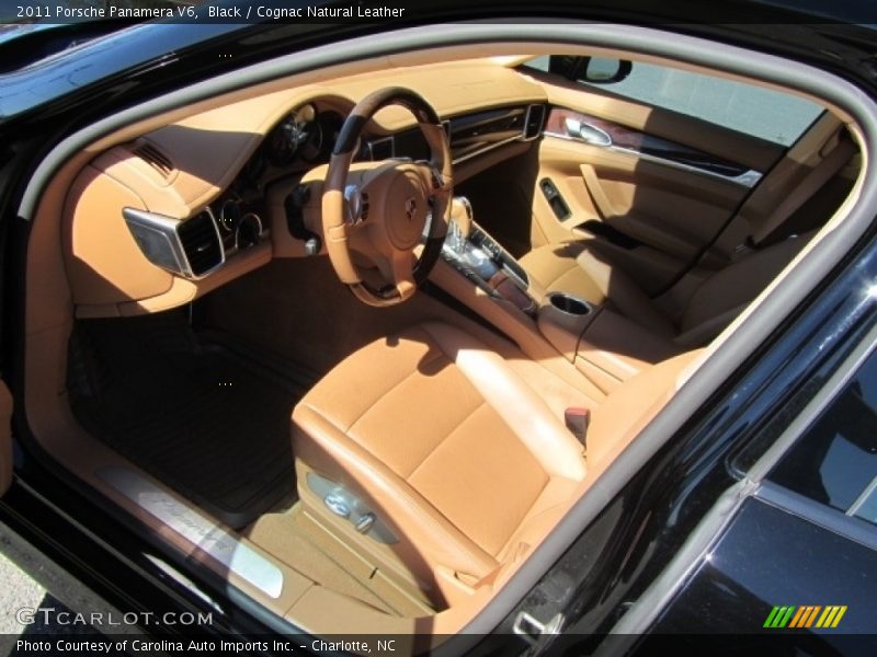 Black / Cognac Natural Leather 2011 Porsche Panamera V6