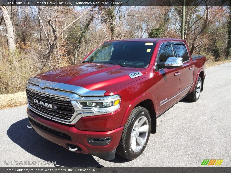 Delmonico Red Pearl / Black 2021 Ram 1500 Limited Crew Cab 4x4