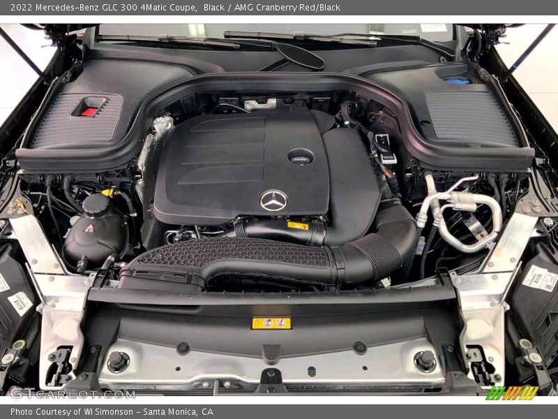  2022 GLC 300 4Matic Coupe Engine - 2.0 Liter Turbocharged DOHC 16-Valve VVT 4 Cylinder