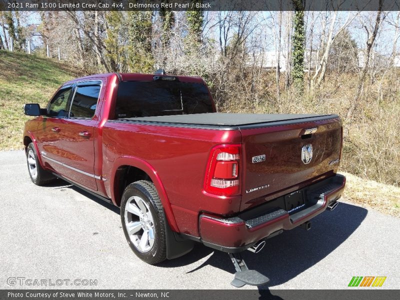 Delmonico Red Pearl / Black 2021 Ram 1500 Limited Crew Cab 4x4