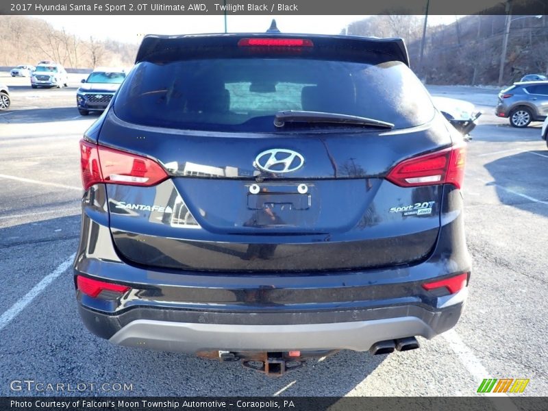 Twilight Black / Black 2017 Hyundai Santa Fe Sport 2.0T Ulitimate AWD
