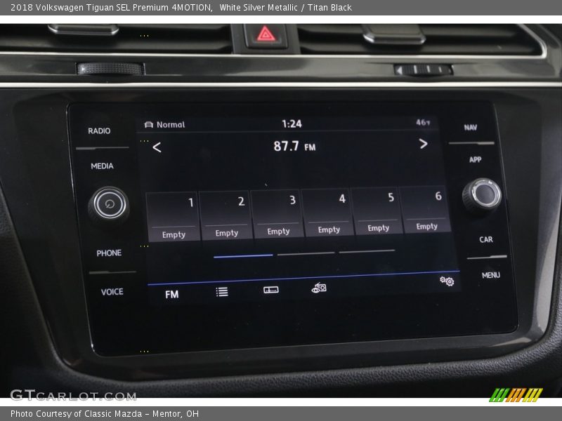 Audio System of 2018 Tiguan SEL Premium 4MOTION