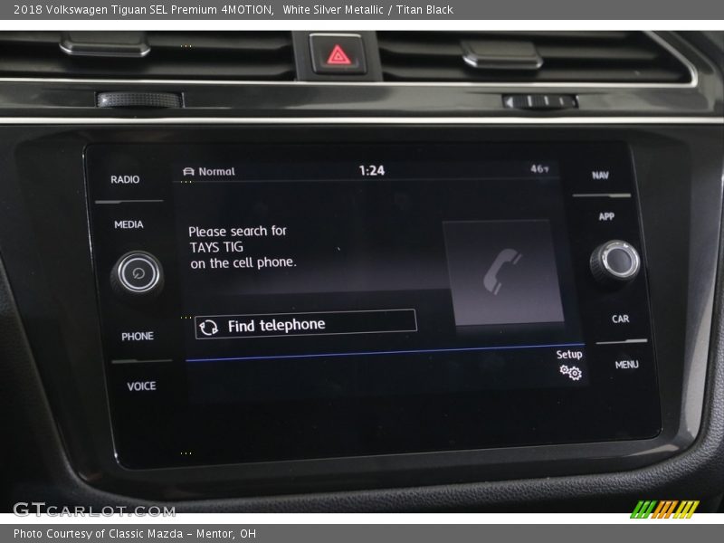 White Silver Metallic / Titan Black 2018 Volkswagen Tiguan SEL Premium 4MOTION