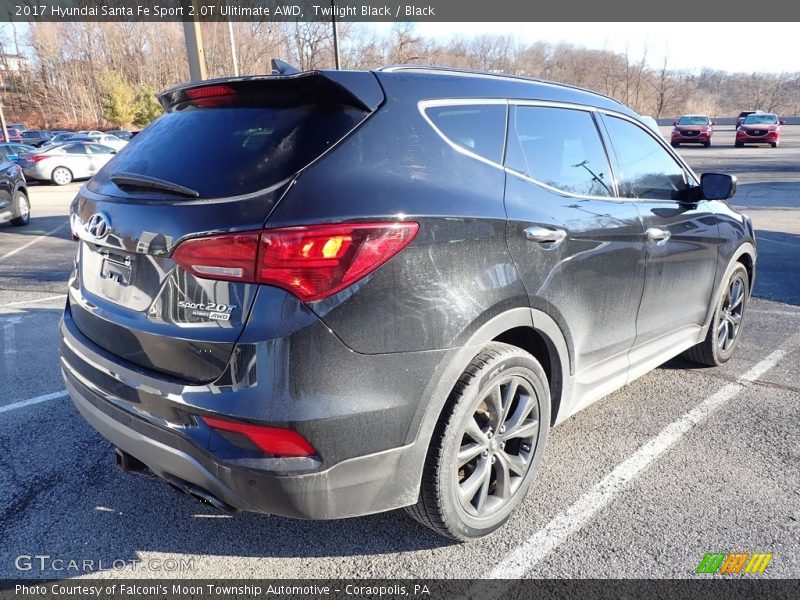 Twilight Black / Black 2017 Hyundai Santa Fe Sport 2.0T Ulitimate AWD