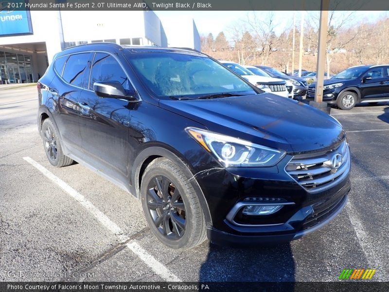Twilight Black / Black 2017 Hyundai Santa Fe Sport 2.0T Ulitimate AWD