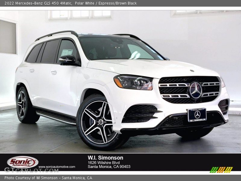 Polar White / Espresso/Brown Black 2022 Mercedes-Benz GLS 450 4Matic