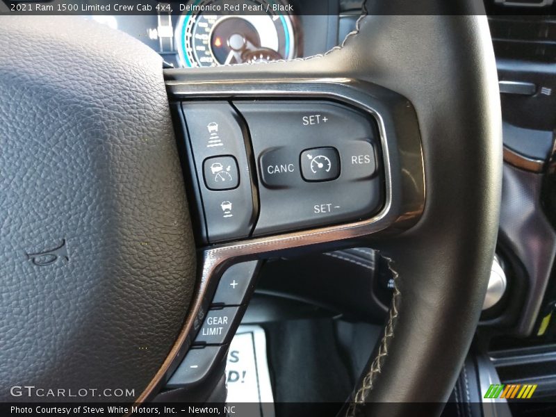 Delmonico Red Pearl / Black 2021 Ram 1500 Limited Crew Cab 4x4