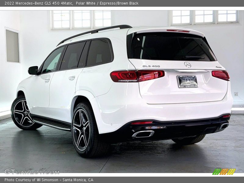 Polar White / Espresso/Brown Black 2022 Mercedes-Benz GLS 450 4Matic