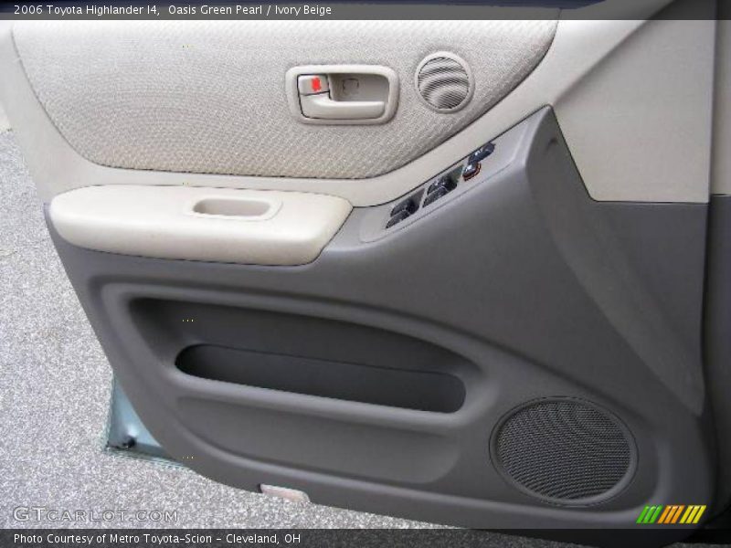 Oasis Green Pearl / Ivory Beige 2006 Toyota Highlander I4