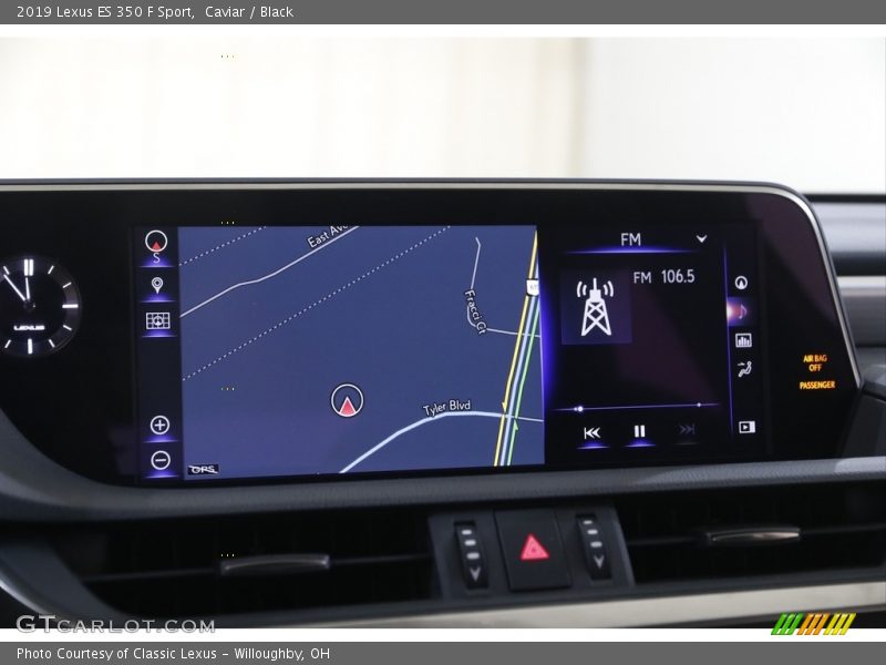 Caviar / Black 2019 Lexus ES 350 F Sport