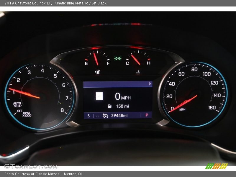 Kinetic Blue Metallic / Jet Black 2019 Chevrolet Equinox LT