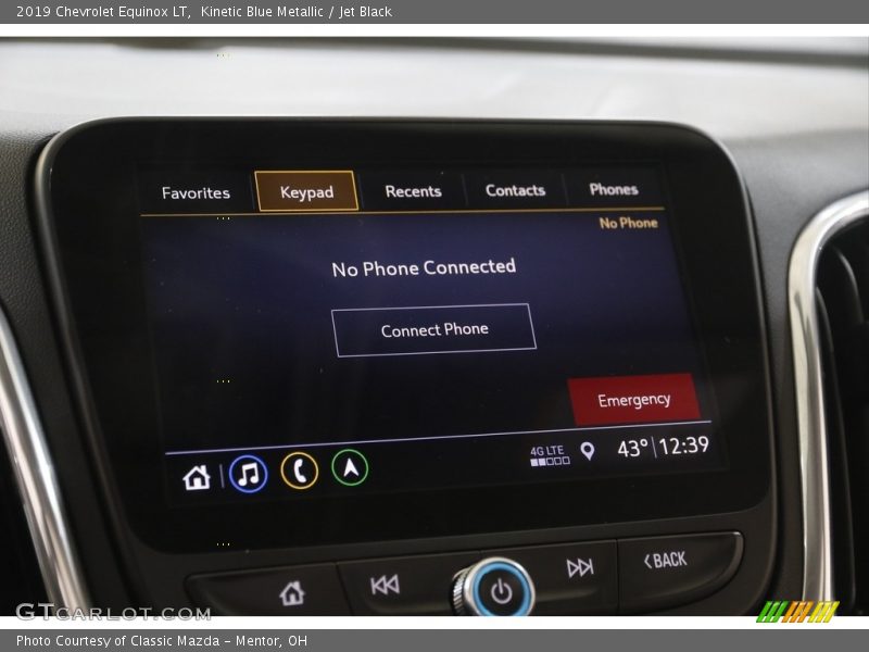 Kinetic Blue Metallic / Jet Black 2019 Chevrolet Equinox LT