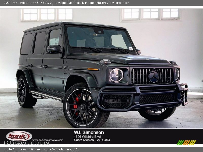 designo Night Black Magno (Matte) / designo Black 2021 Mercedes-Benz G 63 AMG