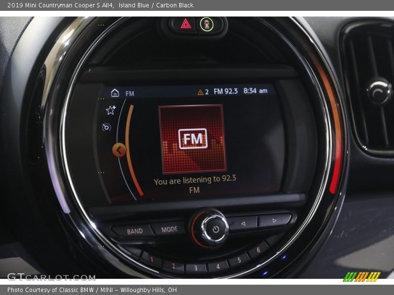Island Blue / Carbon Black 2019 Mini Countryman Cooper S All4