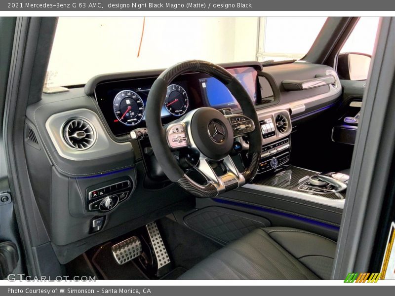 Dashboard of 2021 G 63 AMG