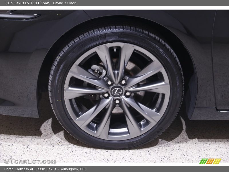Caviar / Black 2019 Lexus ES 350 F Sport