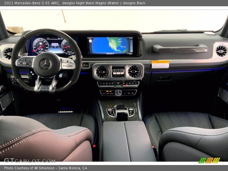 Dashboard of 2021 G 63 AMG