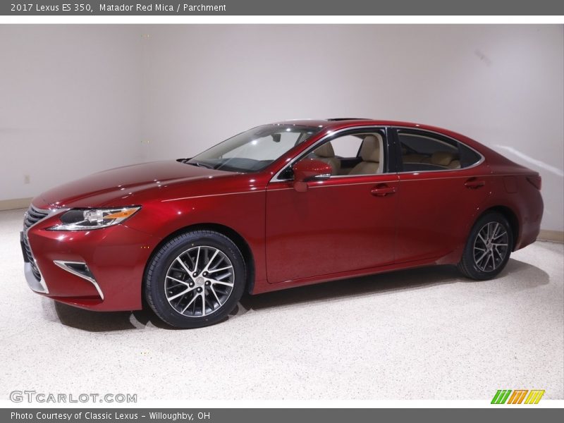 Matador Red Mica / Parchment 2017 Lexus ES 350