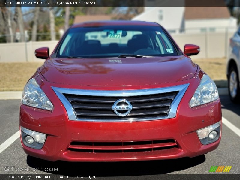 Cayenne Red / Charcoal 2015 Nissan Altima 3.5 SL