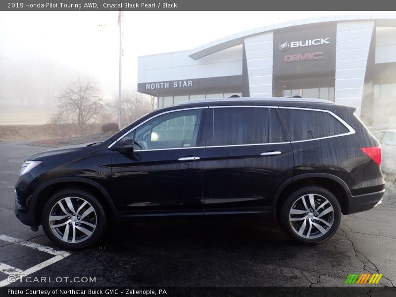 Crystal Black Pearl / Black 2018 Honda Pilot Touring AWD