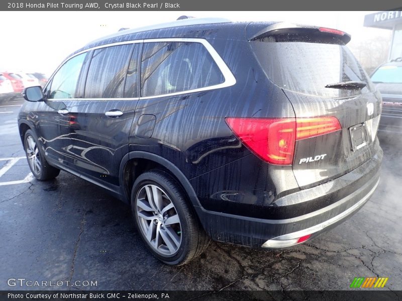 Crystal Black Pearl / Black 2018 Honda Pilot Touring AWD