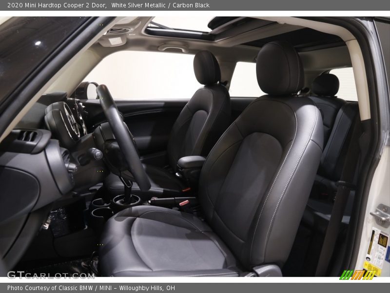 White Silver Metallic / Carbon Black 2020 Mini Hardtop Cooper 2 Door