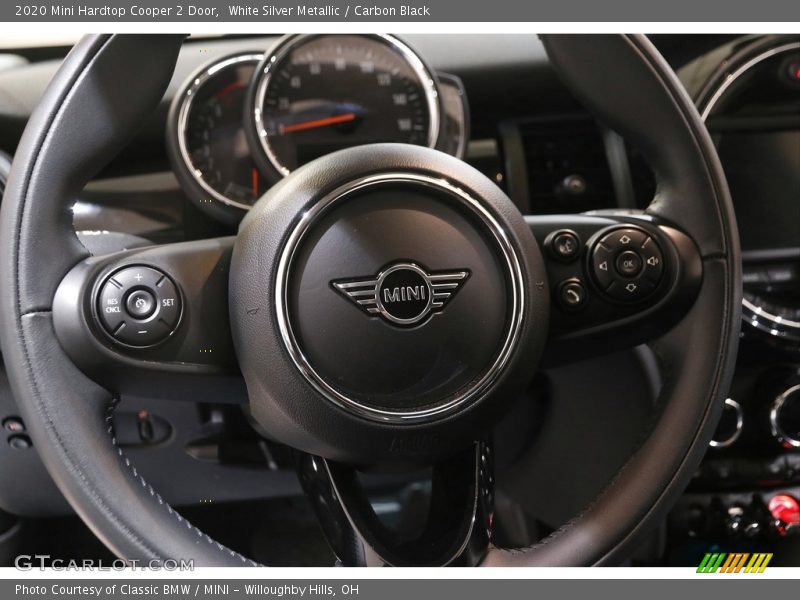 White Silver Metallic / Carbon Black 2020 Mini Hardtop Cooper 2 Door