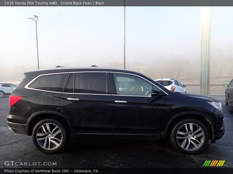 Crystal Black Pearl / Black 2018 Honda Pilot Touring AWD