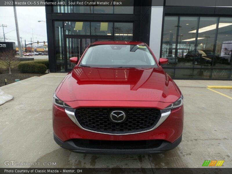 Soul Red Crystal Metallic / Black 2022 Mazda CX-5 S Preferred AWD