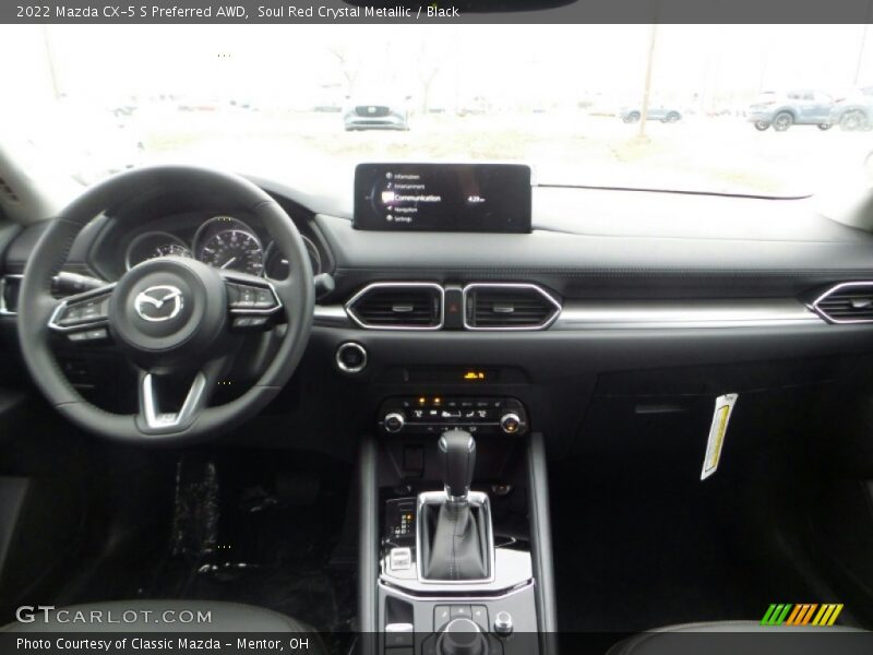 Soul Red Crystal Metallic / Black 2022 Mazda CX-5 S Preferred AWD