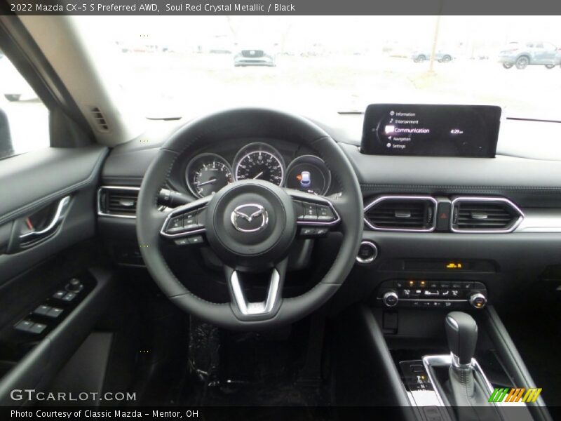 Soul Red Crystal Metallic / Black 2022 Mazda CX-5 S Preferred AWD