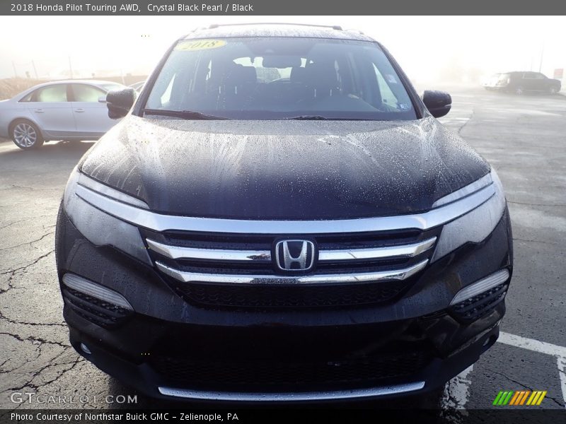 Crystal Black Pearl / Black 2018 Honda Pilot Touring AWD