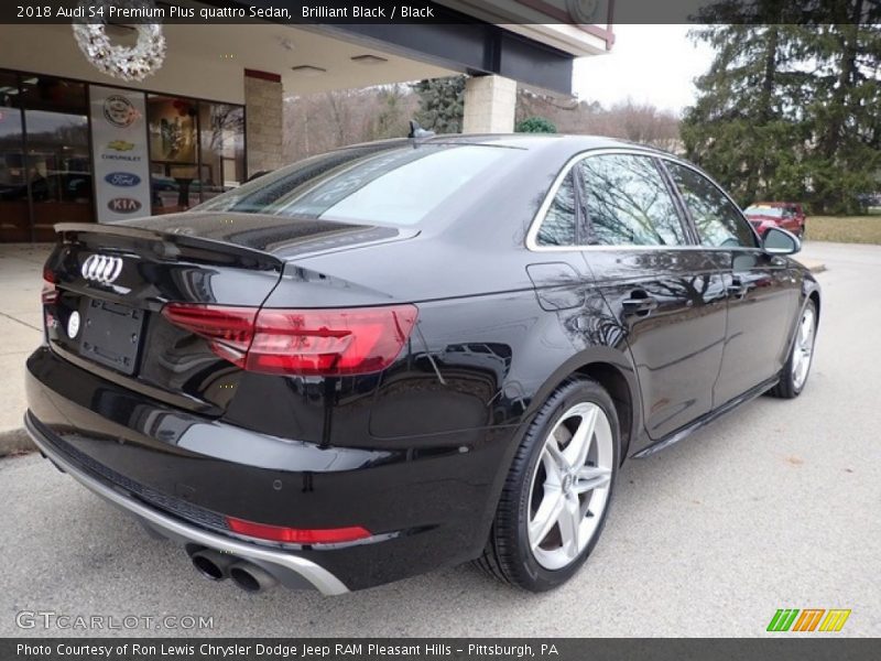 Brilliant Black / Black 2018 Audi S4 Premium Plus quattro Sedan