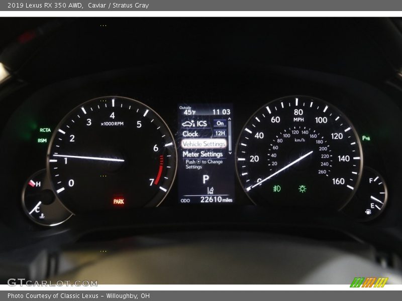 Caviar / Stratus Gray 2019 Lexus RX 350 AWD