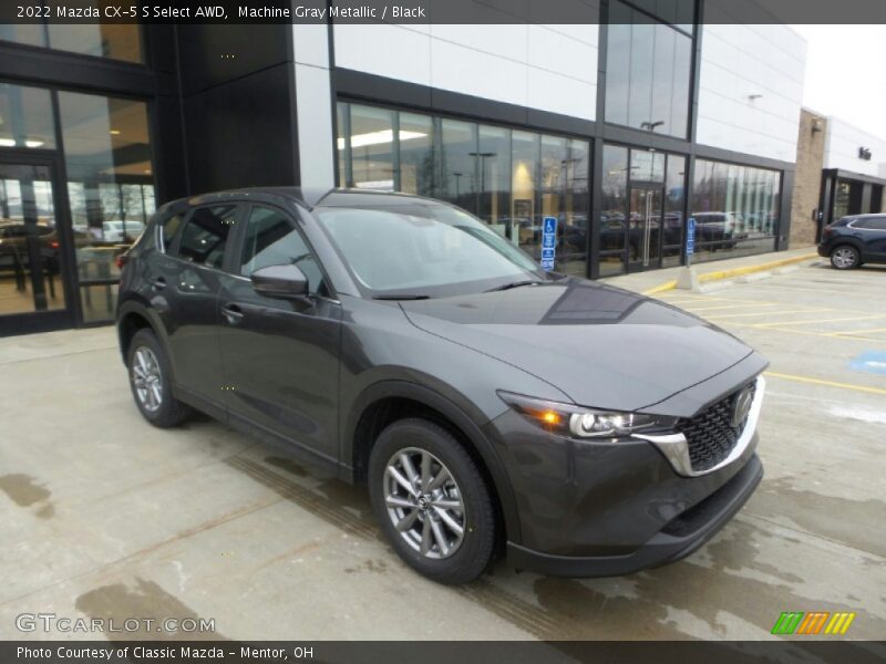 Machine Gray Metallic / Black 2022 Mazda CX-5 S Select AWD