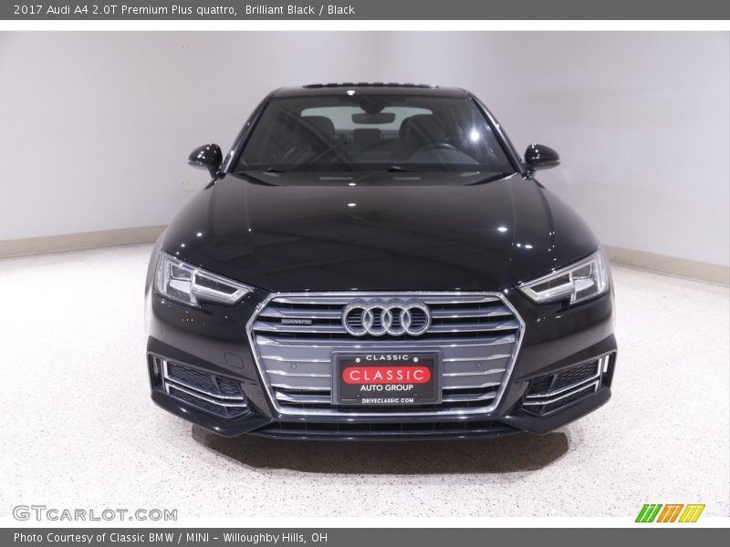 Brilliant Black / Black 2017 Audi A4 2.0T Premium Plus quattro