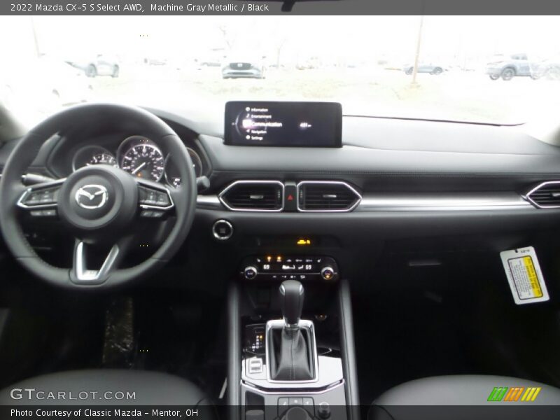Machine Gray Metallic / Black 2022 Mazda CX-5 S Select AWD