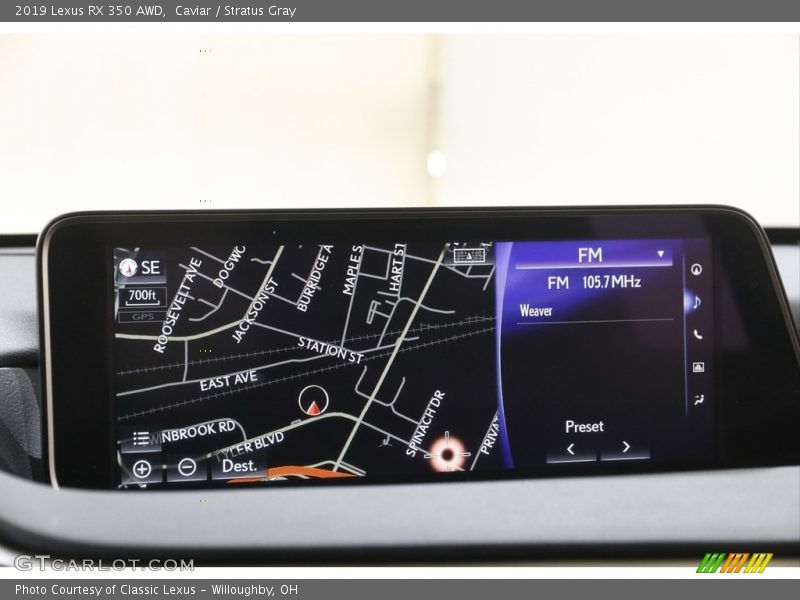 Caviar / Stratus Gray 2019 Lexus RX 350 AWD