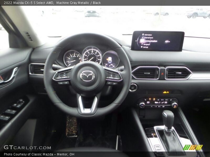 Machine Gray Metallic / Black 2022 Mazda CX-5 S Select AWD