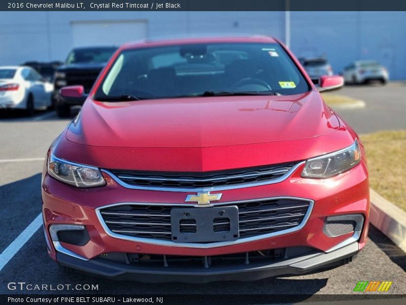 Crystal Red Tintcoat / Jet Black 2016 Chevrolet Malibu LT