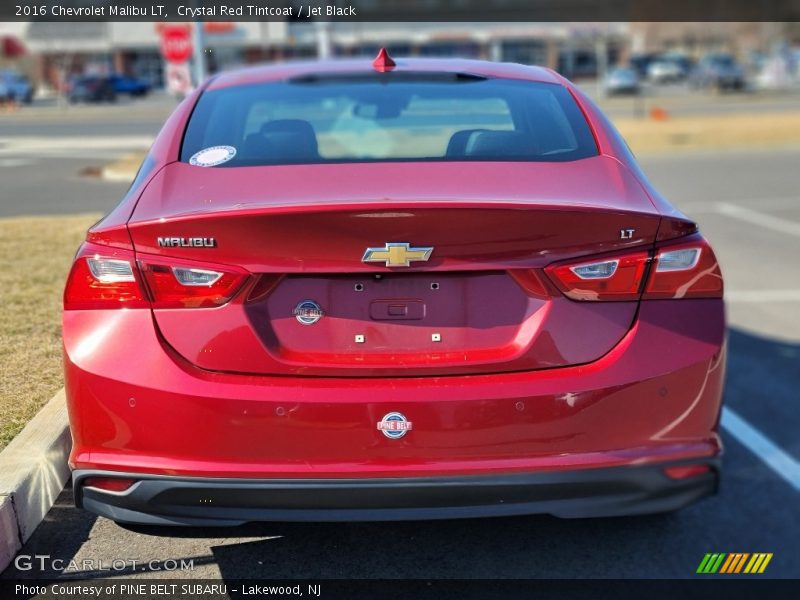 Crystal Red Tintcoat / Jet Black 2016 Chevrolet Malibu LT